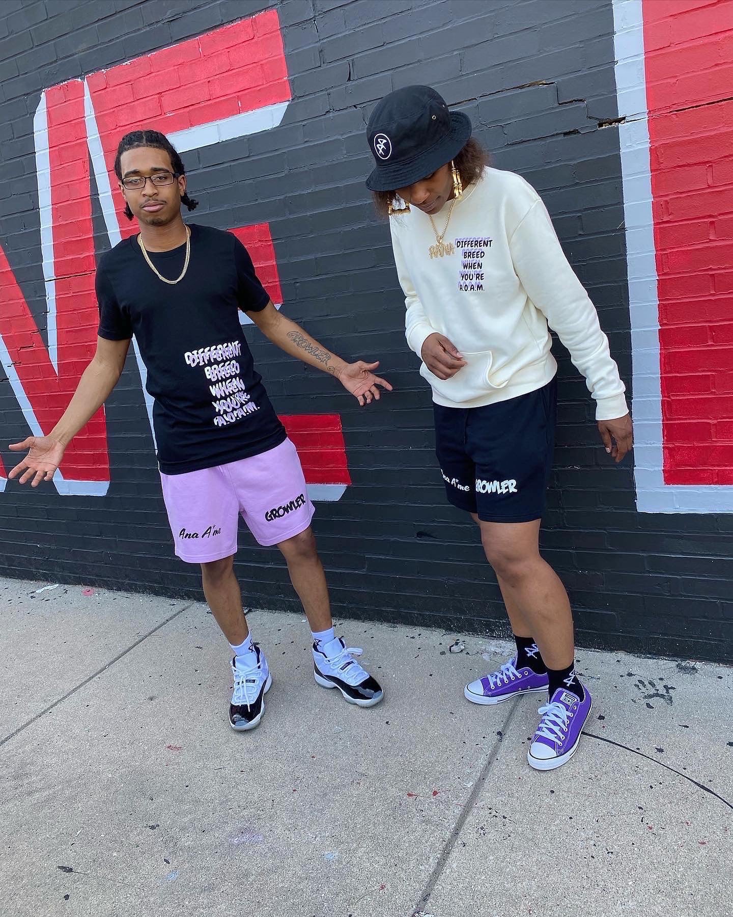 GROWLER x ANA A’ME Logo Shorts